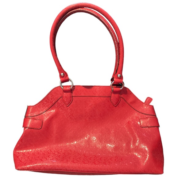 Guess red Ella Cruz rosy satchel EUC - Picture 2 of 7